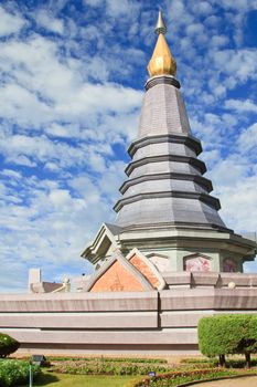 Stupa on Doi Inthanon. Chiang Mai, Thailand