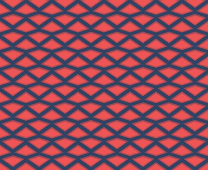 background or texture of lattice polygons of blue and pink colors