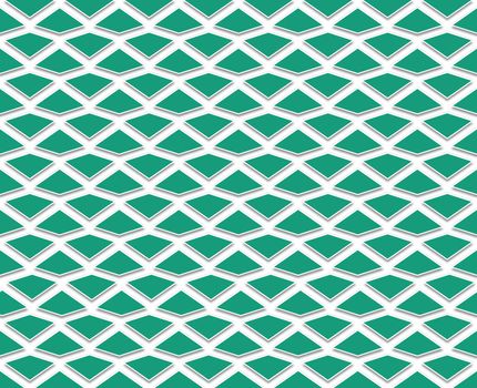 background or texture with regularly spaced polygons of emerald green