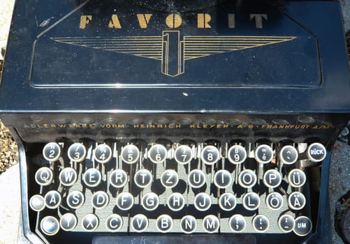 Vintage writing machine