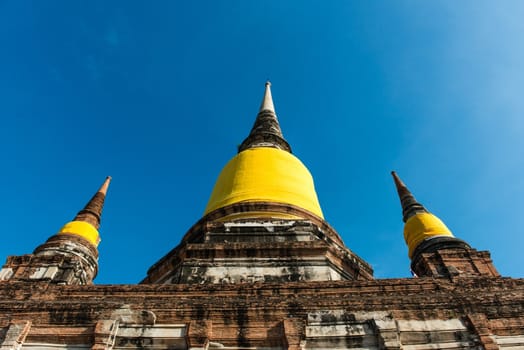 The ancient city of Thailand with ancient architecture style