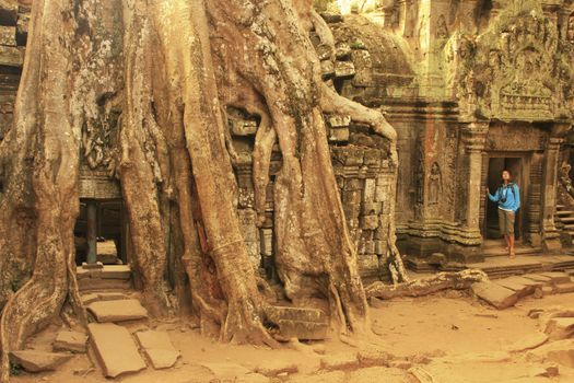 Ta Promh temple, Angkor area, Siem Reap, Cambodia