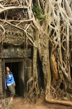 Ta Promh temple, Angkor area, Siem Reap, Cambodia