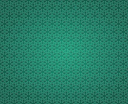 background or texture of ancient cross pattern green color