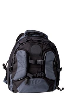 Photo backpack on a white background