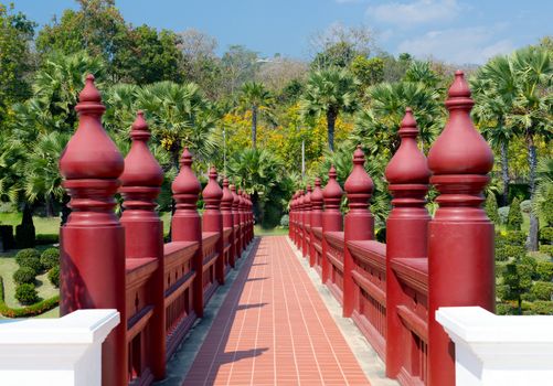 Landscaped garden Royal Flora Ratchaphruek, Chiang mai, Thailand 