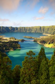 Lagoa Sete Cidades on Azores island