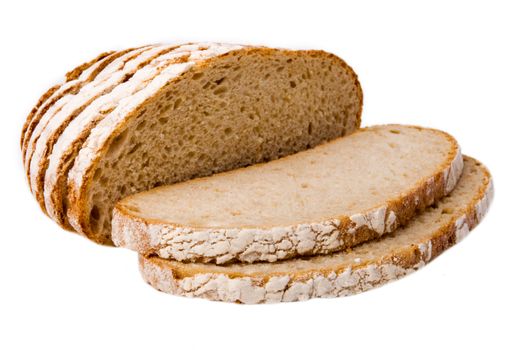 Sliced Bread isolated on a white