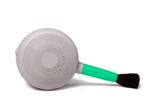 A lens brush blower 