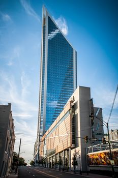 Skyline of Uptown Charlotte, North Carolina.