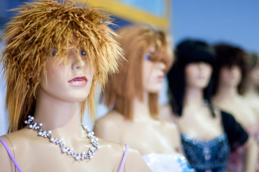 Group of Fashion Model Mannequins.