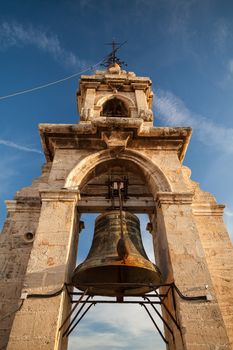 Bell of the Micalet bell tower cathedral in Valencia, Spain.