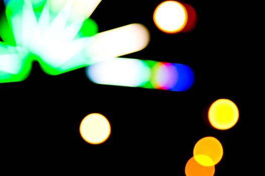 defocus  of bokeh light background