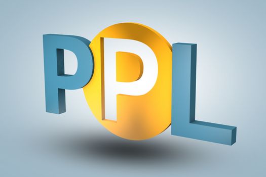 acronym concept: PPL for Pay per Lead on blue background