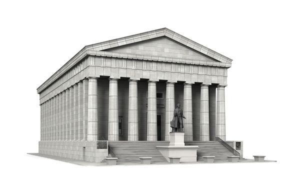 Federal Hall was the first capitol building of the United States of America