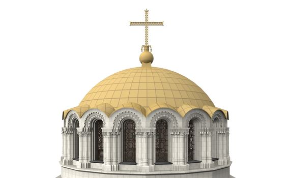 Die Kathedrale hat fünf Kirchenschiffe und ist im Inneren mit Gold,Mosaiken, Marmor und Holzschnitzereien geschmückt. 