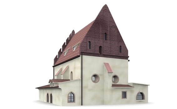 The synagogue was in the middle of the 13th Century.