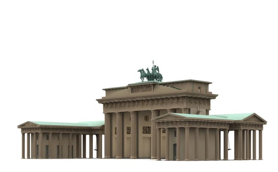 The Brandenburg gate is the landmark for Berlin.
