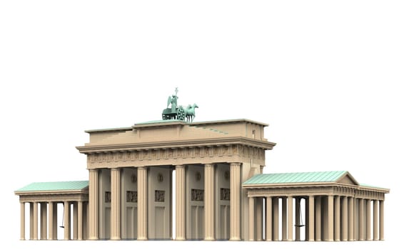 The Brandenburg gate is the landmark for Berlin.