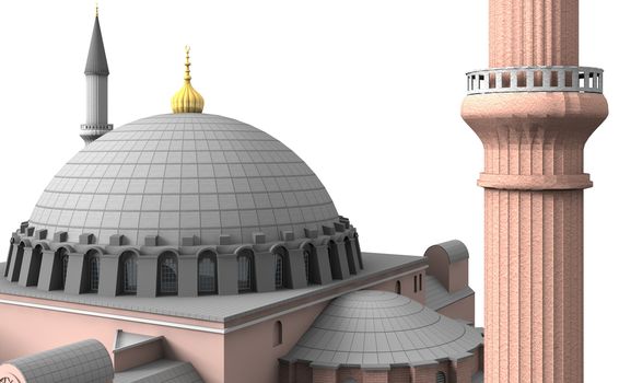 The Hagia Sophia is one of the most outstanding monuments of late antiquity.