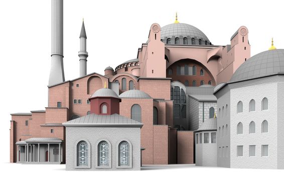 The Hagia Sophia is one of the most outstanding monuments of late antiquity.