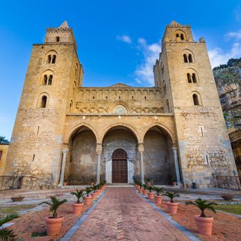 Medieval Norman Cathedral-Basilica of Cefalu, ( Italian: Duomo di Cefalu )dating from 1131, is a Roman Catholic church in Cefalu, Sicily, Italy.
