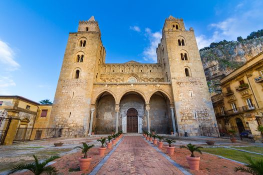 Medieval Norman Cathedral-Basilica of Cefalu, ( Italian: Duomo di Cefalu )dating from 1131, is a Roman Catholic church in Cefalu, Sicily, Italy.