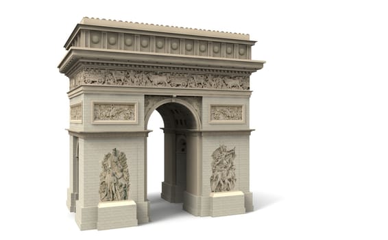 The Arc de Triomphe is a monument built from 1806 to 1836 on the Place Charles de Gaulle in Paris.