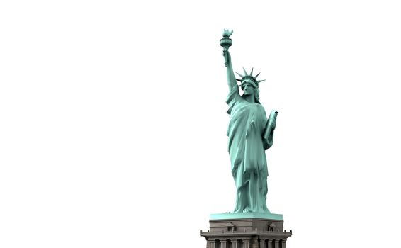The statue of liberty is a gift of the French people to the United States.