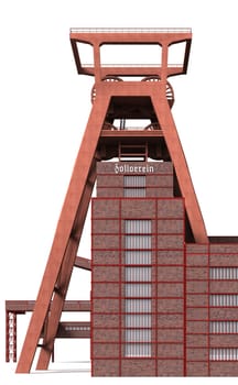 The Zollverein was a 1847 to 1986 active coal mine in Essen.