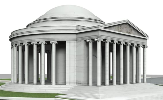 The Jefferson Memorial in Washington, D.C. was built in honor of the third President of the United States, Thomas Jefferson.