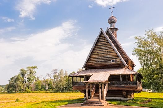 Russian Wooden Church. Suzdal.