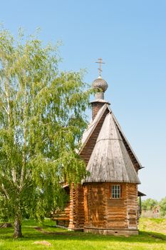 Russian Wooden Church. Suzdal.