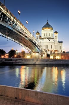 Moscow. The Cathedral of Christ the Savior.