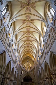 The magnificent Wells Cathedral in Somerset.