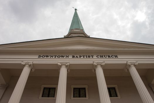 Historic Downtown Baptist Church in Greenville, South Carolina