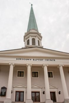 Historic Downtown Baptist Church in Greenville, South Carolina