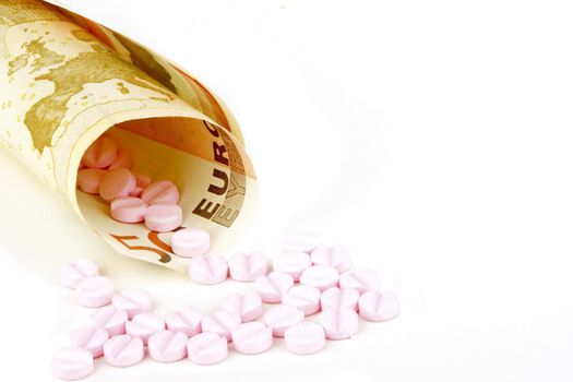 Pills and euro money