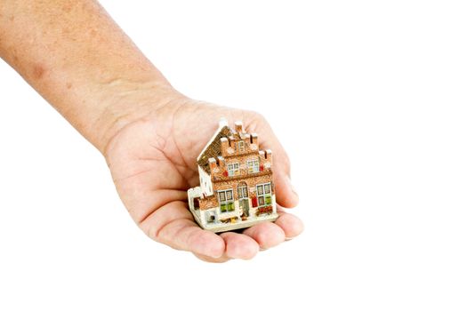Selling or buying a house - concept for the real estate market