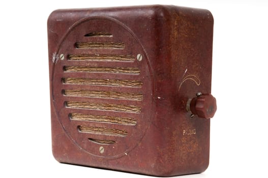 Old shockproof heavy radio from 1960