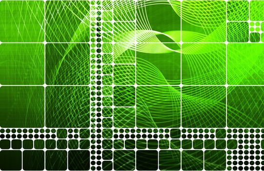 Colorful Squares Background with a Edit Blocks