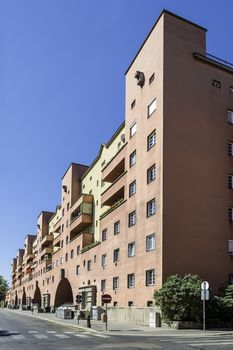 Front side of the Karl Marx Hof in Viennna, Austria