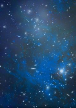 Small part of an infinite star field of space in the Universe.
