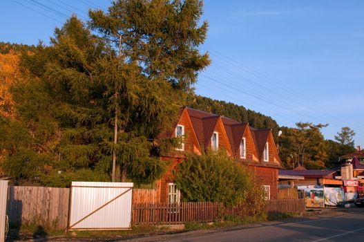 Listvyanka - urban-type settlement on Lake Baikal