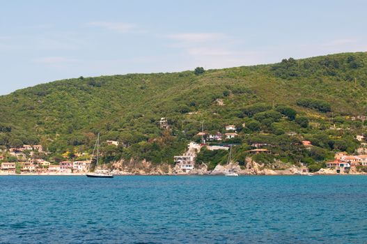 Coastline of the Elba island. Italy