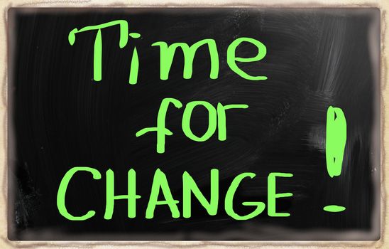 Time for Change concept