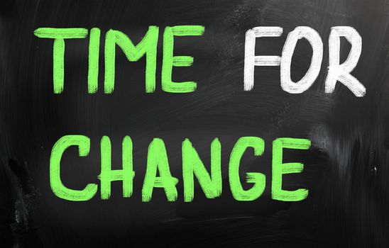 Time for Change concept