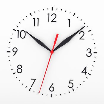 Clock face. Isolated render on a white background