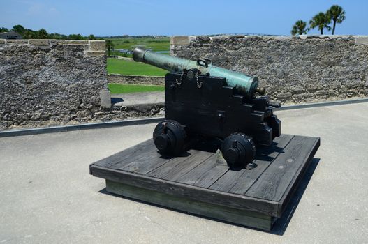 cannon at Castillo de San Marcos fort