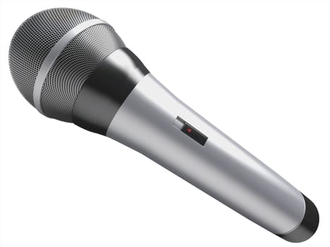 Audio a microphone for singing and a karaoke in 3d